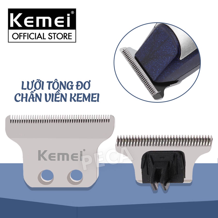 Ảnh Lưỡi tông đơ chấn viền thay thế cho các dòng tông bấm viền của Kemei: KM-1948 / KM-1949 / KM-5021 / KM-5026 / KM-5027 1