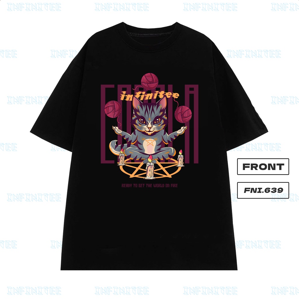 Áo thun INFINITEE Fni0639, Thun 100% Cotton - form rộng Unisex.