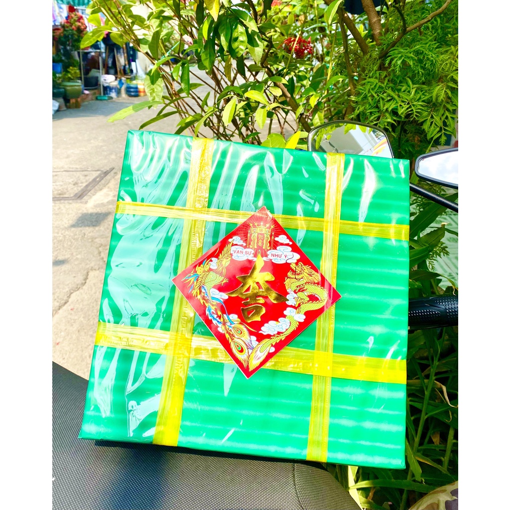[TẾT 2022] Mô Hình Bánh Chưng Lớn Trang Trí Xuân (30*30*10cm)