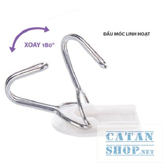 Bộ 6 Móc Treo Khóa Dán Tường ,Vỉ 6 Móc Dán Tường Treo Đồ Dùng Siêu Dính-GD324-Vi6Moc