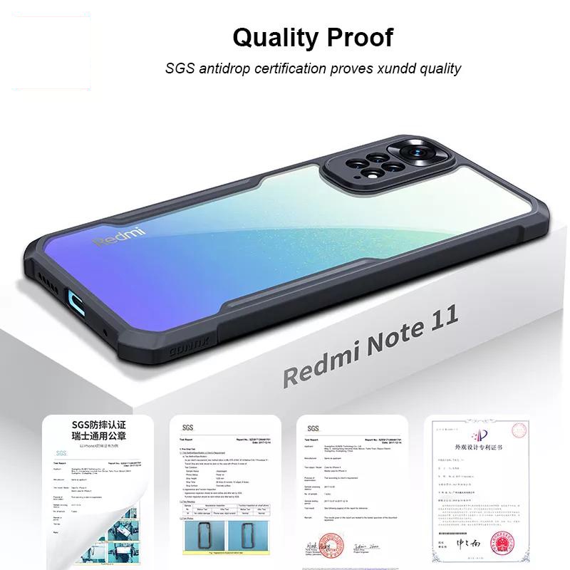Ốp Điện Thoại acrylic Trong Suốt Chống Sốc Cho xiaomi redmi note 11 pro plus 11 11s 2022 10 pro max 5g 4g 9 9s