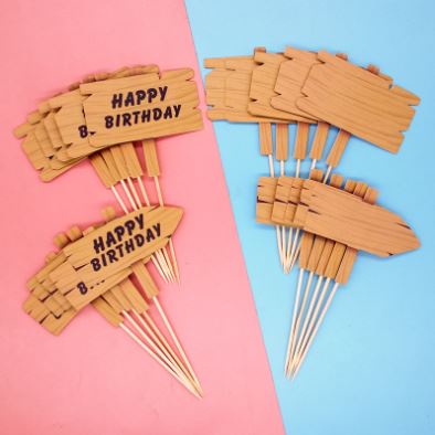  Tag cắm bánh sinh nhật - Món trang trí dễ thương cho tiệc sinh nhật