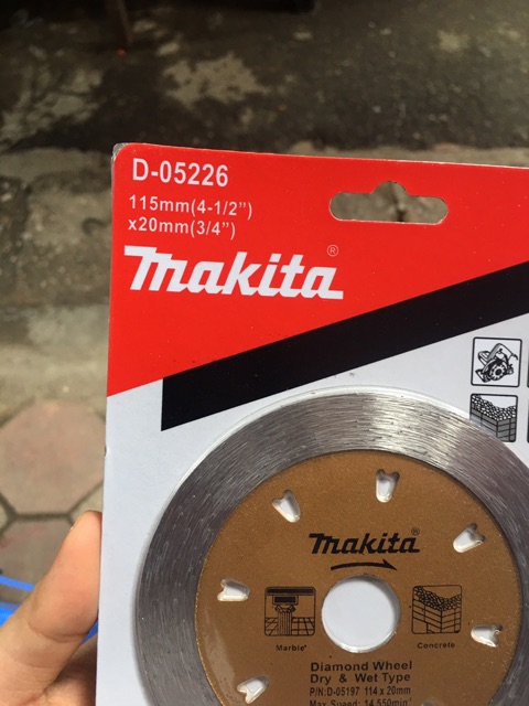 Lưỡi cắt GẠCH MAKITA không rãnh ( hàng loại 1 )