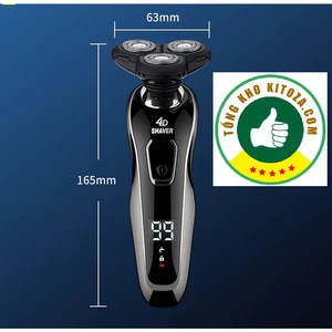 Máy cạo râu đa năng 3 lưỡi kép thế hệ mới,cạo râu sát,êm,sạc nhanh, chống nước-full phụ kiện-cao cấp-tongkhokitoza.com