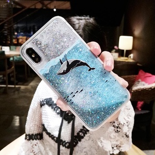 Ốp điện thoại tpu silicon kim tuyến nước in hoạt hình cho iPhone X XS xr XSMAX 11 12 13 MINI PRO MAX