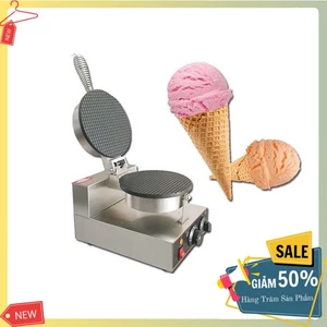 Máy làm vỏ ốc quế 1200W điều chỉnh 50 - 250 độ, làm nóng nhanh