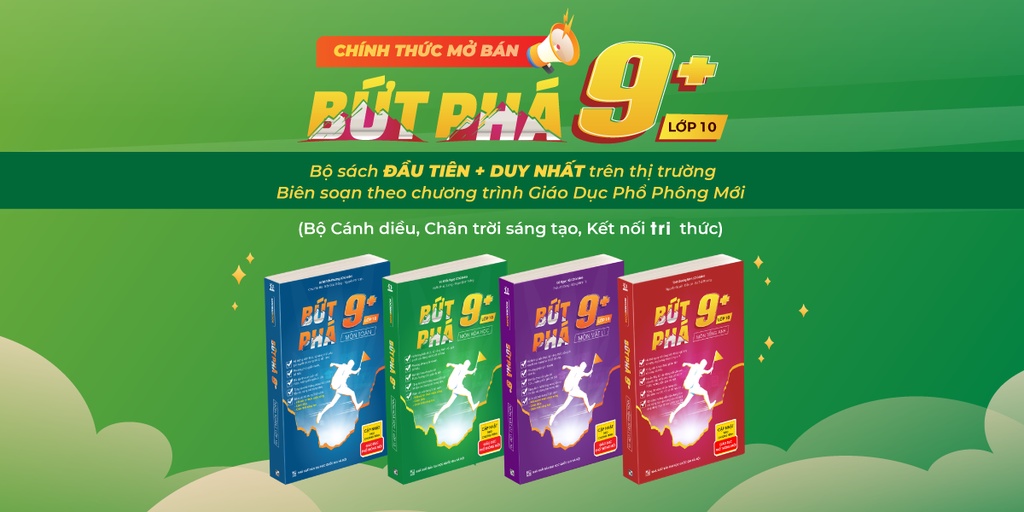 Mô tả Sách Bứt phá 9+ lớp 10 môn Vật lí - HOCMAI - 1
