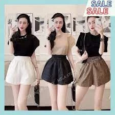 Quần Short Nữ Dập Hoa Nổi 3D Xốp Phồng Xinh Xắn Phong Cách Hàn Quốc Freesize Mẫu Mới 2022