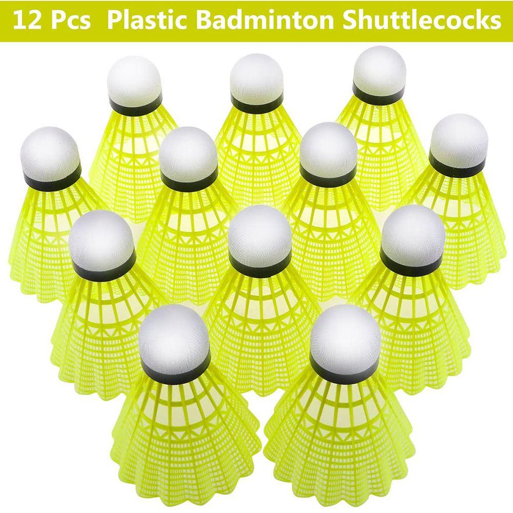 Cầu lông Nylon CHEESELY, Cầu lông cầu lông bền ổn định, Bóng tập cầu lông ngoài trời bằng nhựa