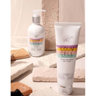 Kem dưỡng ẩm trắng da body Louv Cell Crystal Whitening Body Lotion