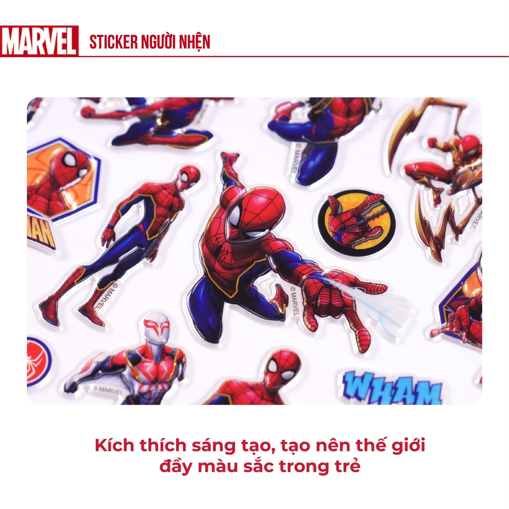 Set sticker hình dán người nhện fesson, Sticker 3d spider man cho bé trang trí sáng tạo