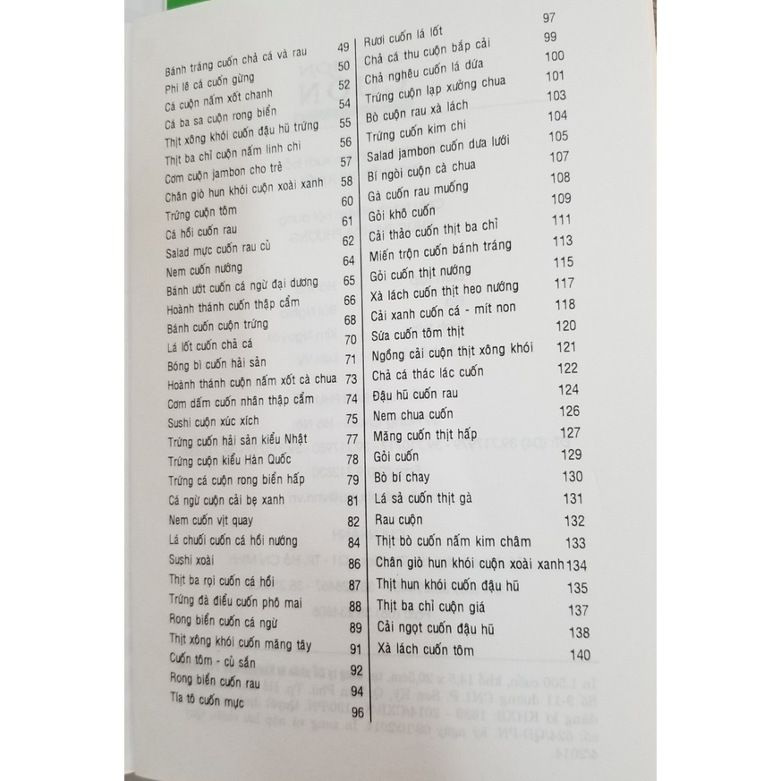 Ảnh Sách - Các Món Cuốn Ngon Miệng Dễ Thực Hiện 3