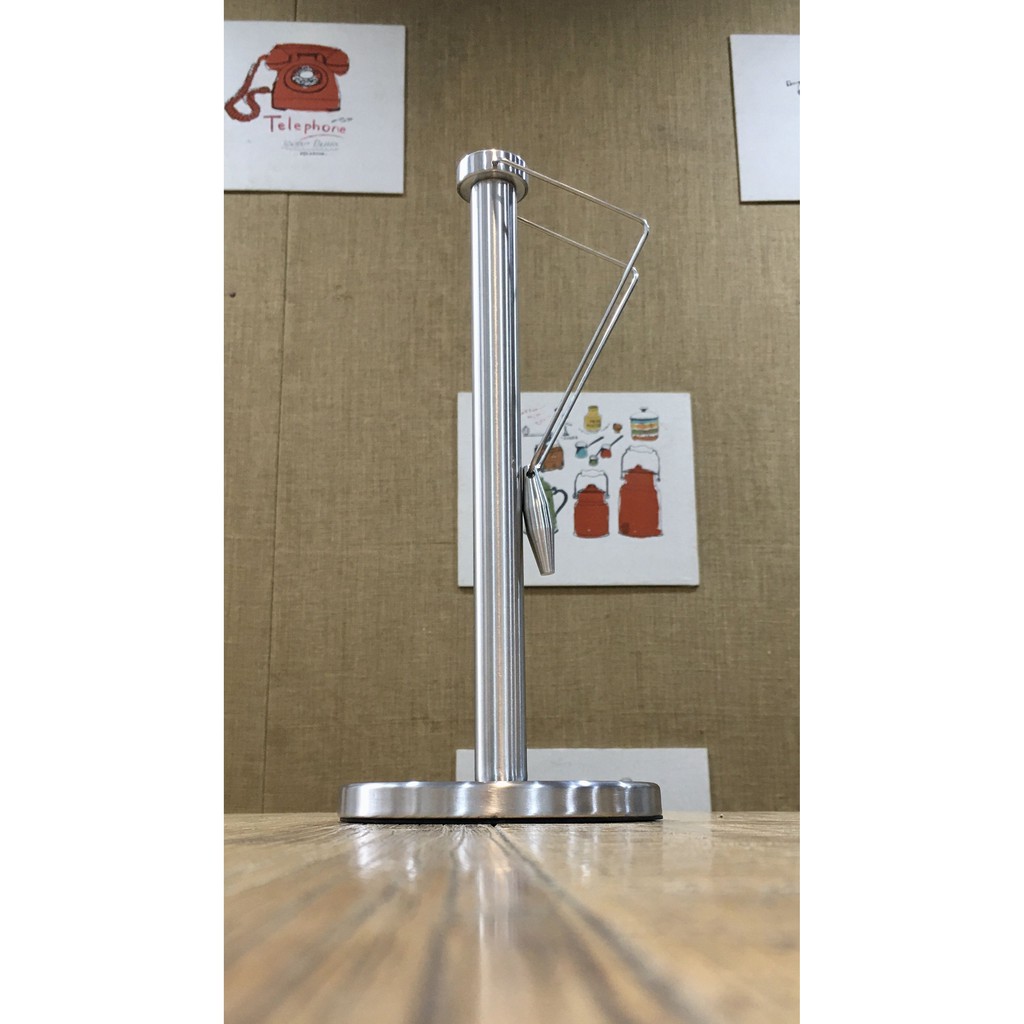 Ảnh Cây Trụ Để Giấy Ăn Đứng Bằng Inox Cọc Trụ Để Khăn Giấy Vệ Sinh, Giấy Ăn Bằng Inox Cao Cấp Chính Hãng Amalife 4
