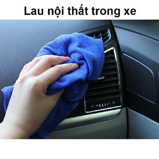 Khăn Lau Xe Hơi Chuyên Dụng – Kích Thước 30x70cm MÀU XANH