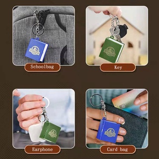 Ấm cúng móc khóa lâu đài sách, câu đố cho trẻ em, đồ chơi sáng tạo và thời trang