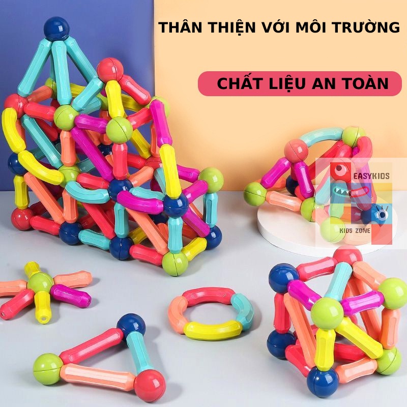 Nam châm  xếp hình,  Đồ chơi xếp hình giúp trẻ phát triển trí tuệ