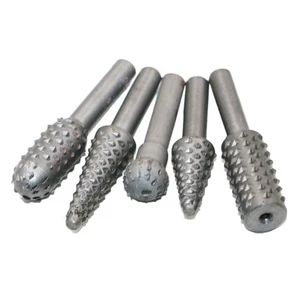 5 Cái Gia Công Gỗ HSS Rasp Đục Hình Xoay Công Cụ Mài Dập Nổi 0 0