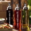 01 Bình rót một chạm One Touch Open Làng chài xưa chai thuỷ tinh 500ml đựng nước mắm, nước tương