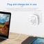 WU US sang EU UK IT cho CH Travel Plug Adapter với 2 cổng USB Ổ cắm điện treo tường Cha