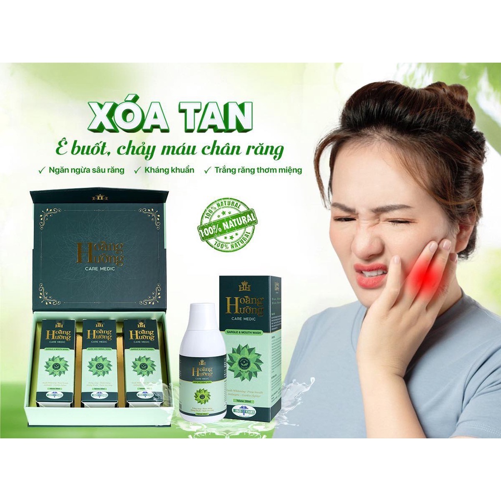 Hoàng Hường có quảng cáo nước súc miệng của họ như một loại thuốc không?
