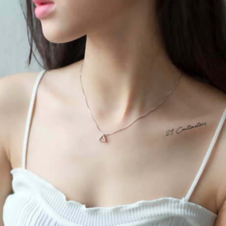Ảnh Dây chuyền bạc Triangle, Dây chuyền Tiệm bạc 21Centimeters 2