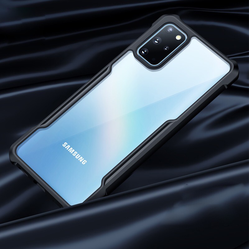 Ốp điện thoại acrylic trong suốt chống sốc cho Samsung Galaxy A12 A72 A52 A52S A32 5g A02S A51 A71 4g A31 A21S A50 A50S