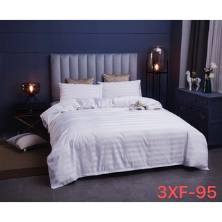 Bộ chăn ga sọc 3f M2T bedding chăn ga phong cách Hàn Quốc đủ màu đủ size miễn phí bo chun