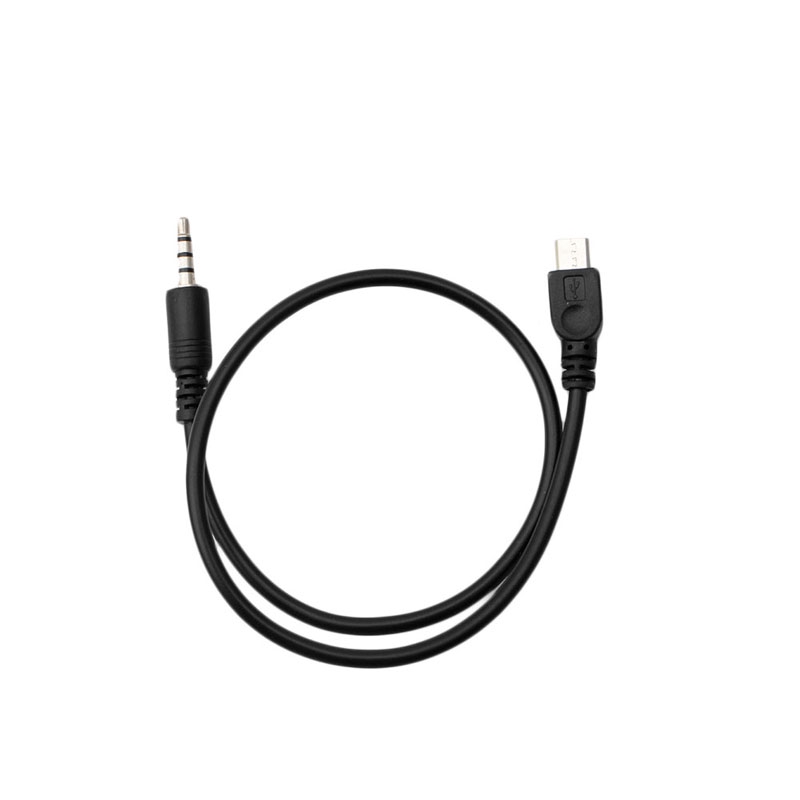 40cm Cáp âm thanh nổi AUX ô tô đầu 3.5mm sang đầu cắm Micro USB cho Huawei