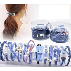 Hộp 12 dây thun cột tóc nữ cao cấp chính hiệu Luxury Korea - Set 12 dây chun buộc tóc cao cấp