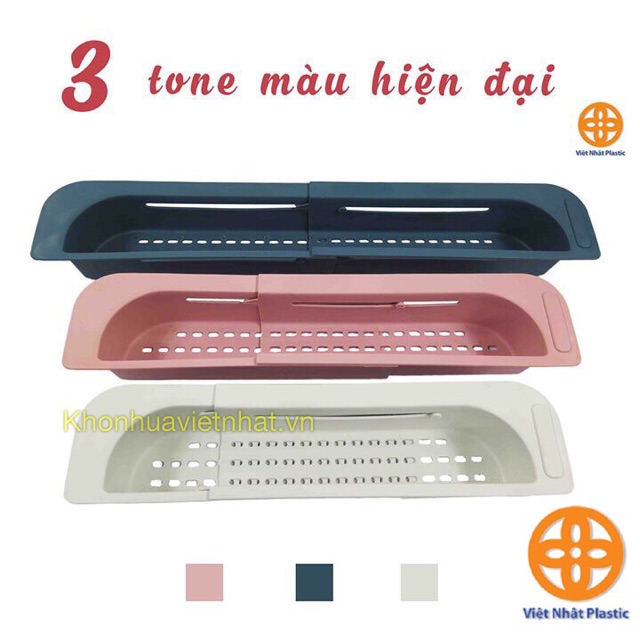 Giá để giẻ rửa bát nhựa Việt Nhật, khay gác bồn để đồ rửa chén hàng cao cấp bền đẹp (MS 5612)bé