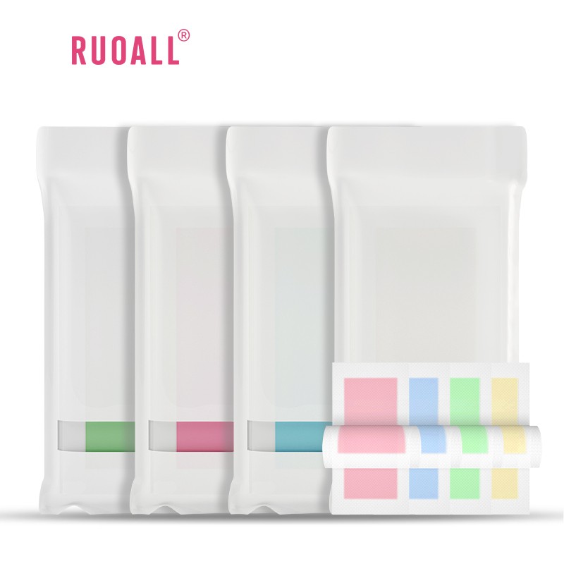 Ảnh Miếng wax lông RUOALL vùng chân/nách/cơ thể (12 miếng + 2 gói giấy dưỡng da) 2