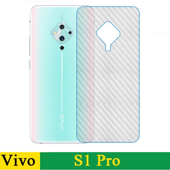 2 Chiếc Dành Cho Vivo Y36 Y35 Y02 Y22S Y21 Y33S S1 Pro V17PRO Y11 Y19 Carbon fiber back film