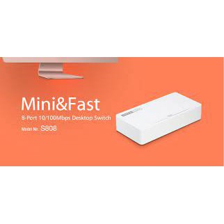 Bộ Chia Mạng 8 Cổng 100mbps Totolink S808 | Shopee Việt Nam