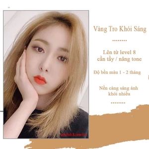 Thuốc nhuộm tóc VÀNG TRO - VÀNG KHÓI 100ml màu nhuộm lên mầu chuẩn tone