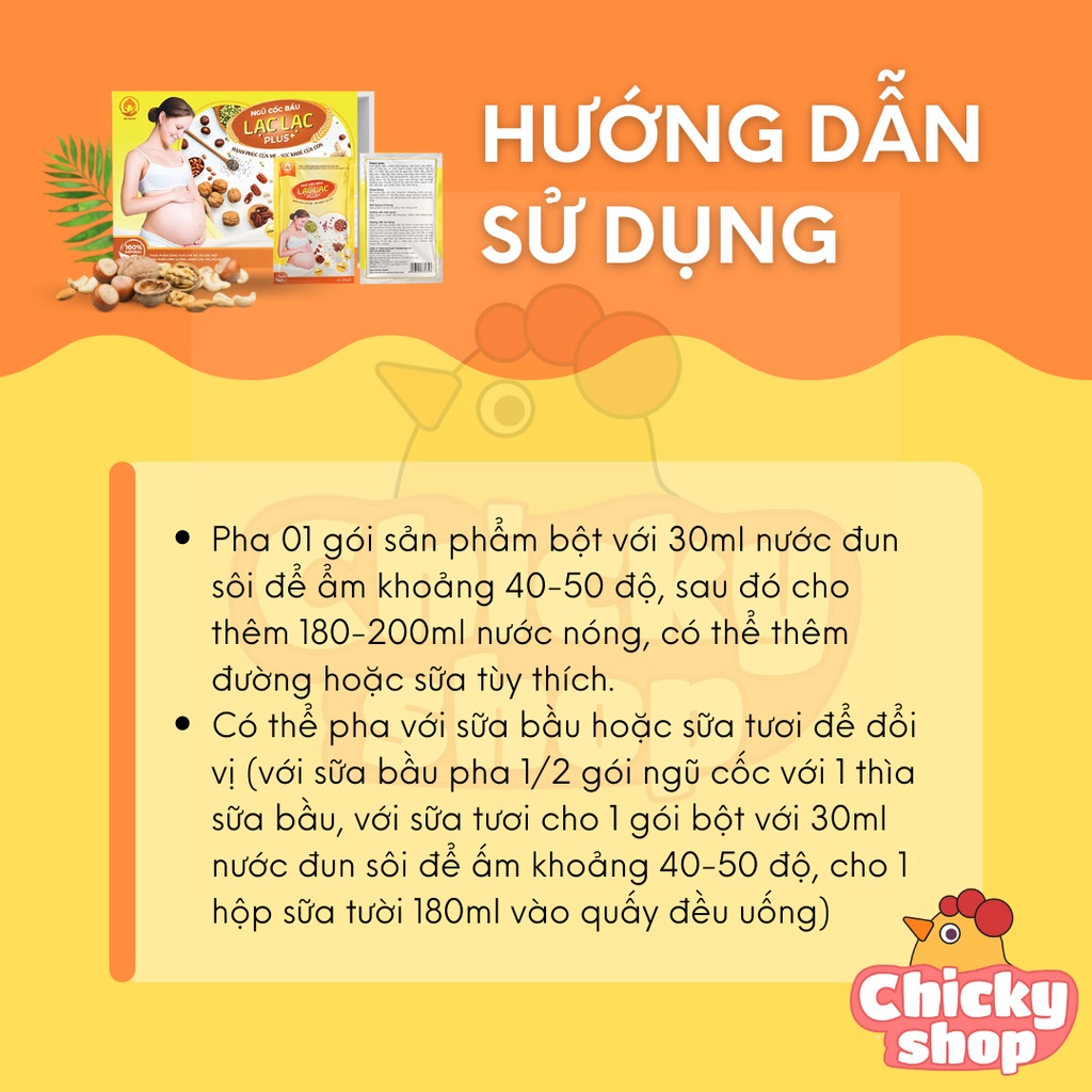 Mô tả Ngũ cốc bầu Lạc Lạc plus DR.MAYA hộp 30 gói/600gram - 9