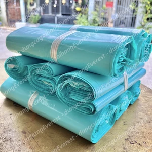 Túi gói hàng niêm phong, túi Pe màu Jade Green Xanh Ngọc có lớp keo dán siêu tiện lợi, hàng có sẵn nhiều size