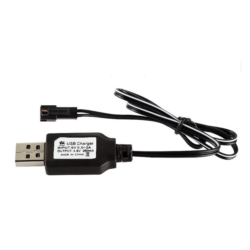 Dây Cáp Sạc Pin Ni-Cd Usb Sm-2P 4.8v 250ma Cho Xe Đồ Chơi