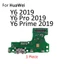 Đế Sạc Cổng Sạc USB Cắm Bảng Micro Mic Cáp Mềm Cho HuaWei Y9 Y7 Y6 Pro Y5 Lite Prime GR5 2017 2018 2019 Thay Thế Các Bộ Phận
