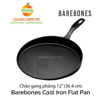  Barebones 12-Inch Flat Cast Iron Skillet - Enameled