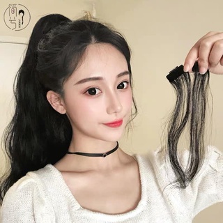 Tóc mái giả xoăn nhẹ hai bên. Tóc kẹp phồng 2 bên xoăn lơi giống tóc thật Hamin.store
