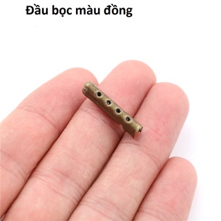 Set 4 Đầu bọc dây giày bằng kim loại nhiều màu