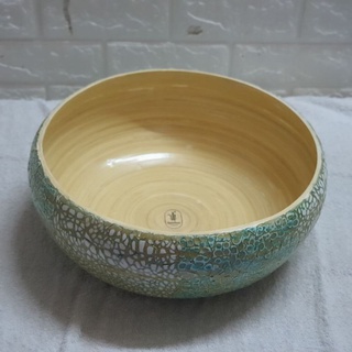 Chậu ngâm chân bằng tre,hàng Việt Nam xuất khẩu, kích thước rộng 35cm sâu 14cm, chuyên dùng cho cá nhân, gia đình và spa