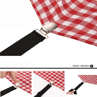 ZENITHCO 4 Kẹp Nệm Nhà Dây Sống Bộ Đồ Ga Gối Giá Đỡ Co Giãn Dây Buộc