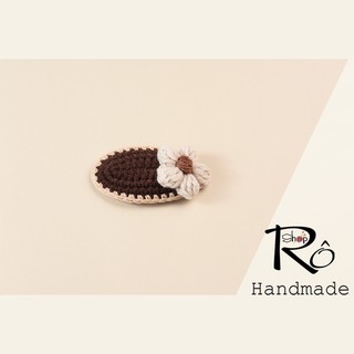 Kẹp tóc bông hoa tiểu thư cho nữ và bé gái siêu xịn 6cm |Cặp tóc mái thanh lịch |Shop Rô Handmade