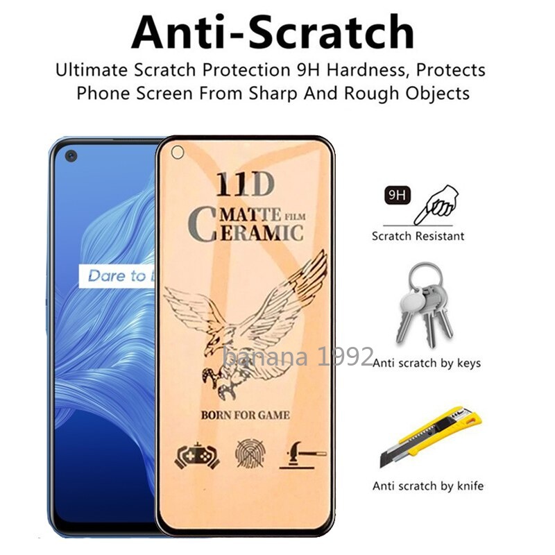2in1 Realme 8i 7 6 5 3 Pro 8 7i 6i 5i 5s C3 C11 C12 C15 C17 C20 C25s C25y C21y GT Master Realme Narzo 30A Pro Kính cường lực mềm