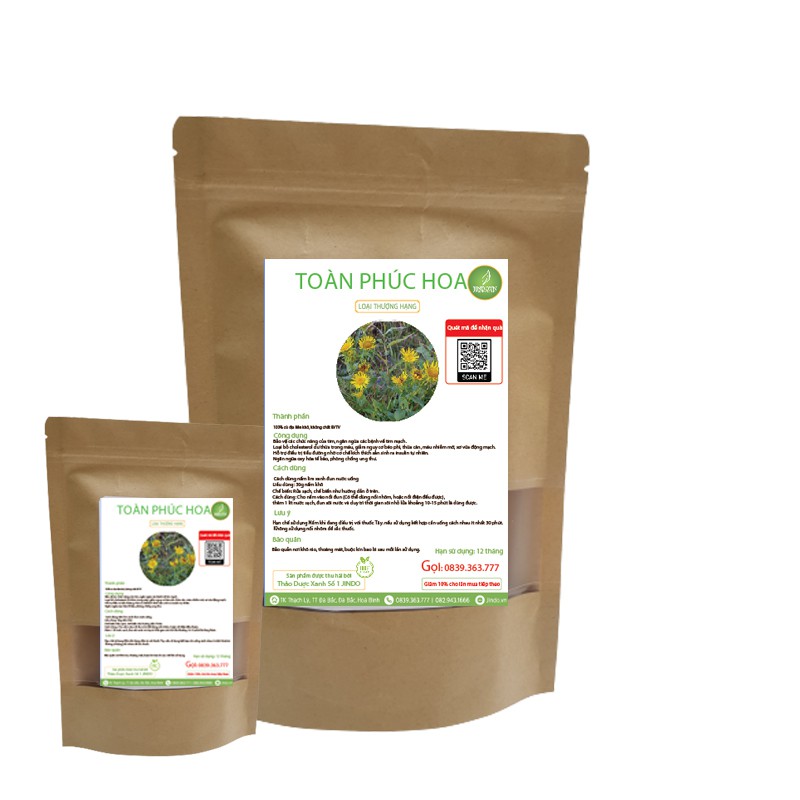 [Mã BMTTC60K giảm đến 60K đơn 50K] Toàn phúc hoa khô thượng hạng JINDO 1kg