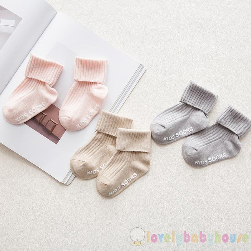 Vớ bông cotton mềm mại dành cho bé trai và bé gái mới sinh/ đang tập đi