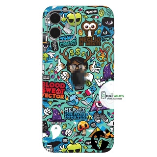Tấm dán Skin Hoạt Hình FULL VIỀN Dành Cho 13prm , 12prm , 11prm , x, xsm , ip11 , ip12 , ip13 - FukiShop