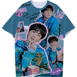 PS2 BTS DECO KIT SPOT Áo Thun Nữ Tay Ngắn Bé Gái Đồ Họa Thời Trang Nữ Tee Áo Sơ Mi Plus Size JIMIN SUGA V RM JIN