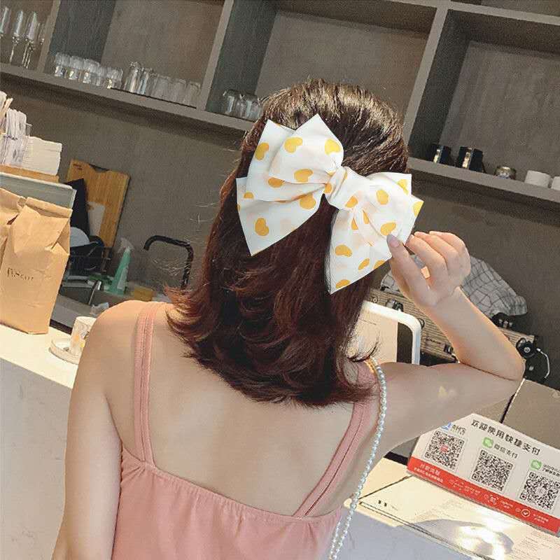 Kẹp Tóc Nơ Trái Tim Loại To